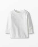 Baby Sueded Jersey Layering Tee in Hanna White - main