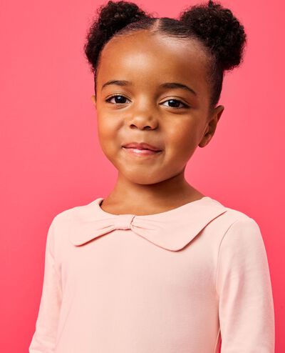 Disney Princess Long Sleeve Tulle Dress in Multi Princess on Pink - main