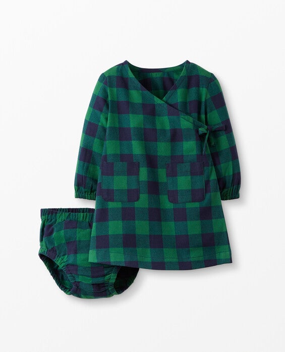 Buffalo Plaid Flannel Dress Set | Hanna Andersson | Hanna-Me-Downs