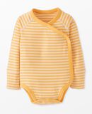 Baby Layette Bodysuit in HannaSoft™ in Ecru/Marigold - main