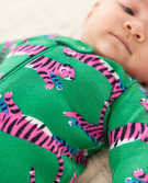 Baby Zip Sleeper In Organic Cotton in Jumping Tigers - main