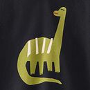 Relaxed Fit Graphic T-Shirt in Dinosaur on Black - swatch