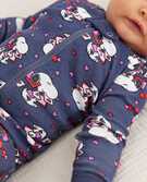 Baby Peanuts Valentines Zip Sleeper In Organic Cotton in Snoopy - main
