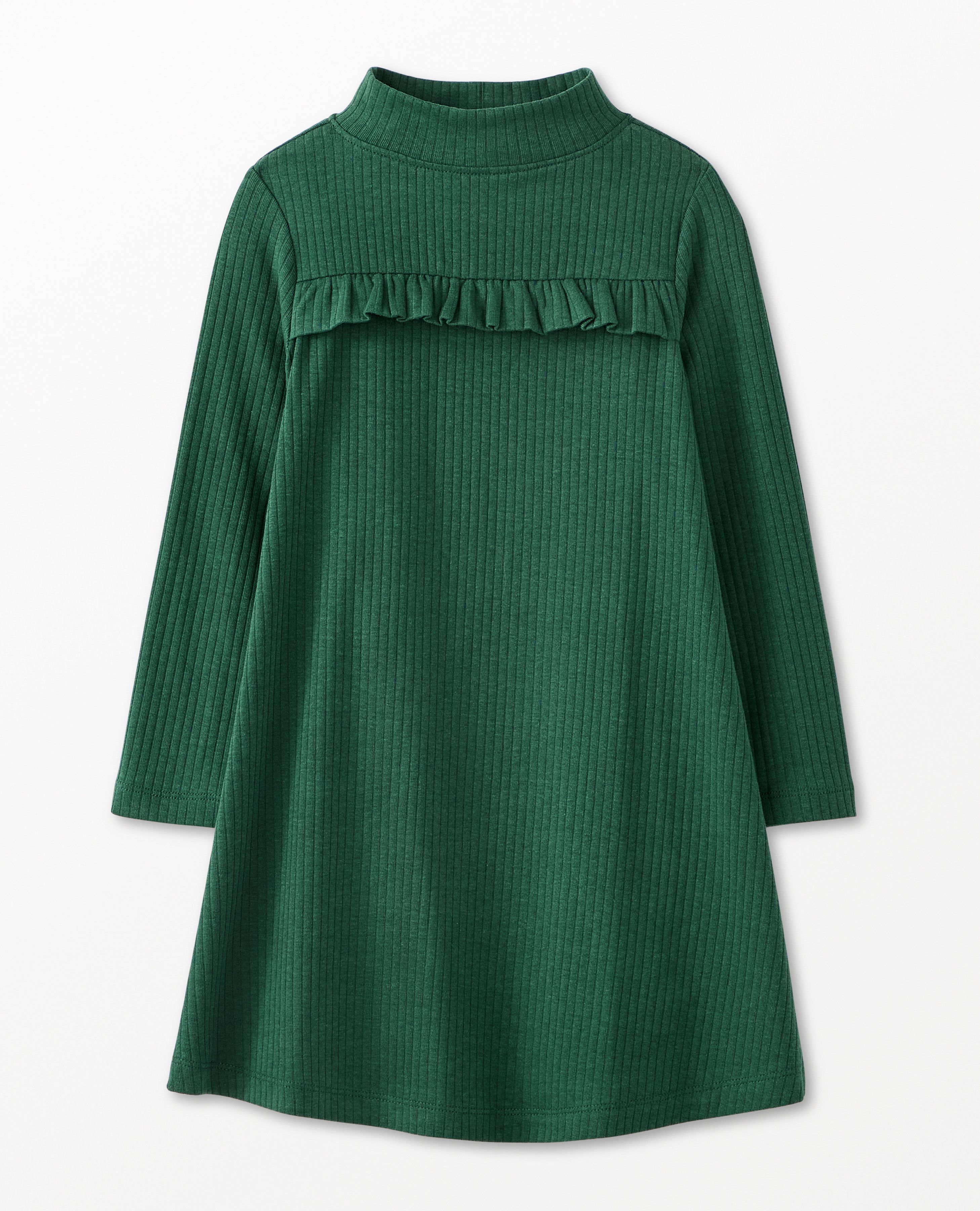 Long Sleeve Mock Turtleneck Dress | Hanna Andersson
