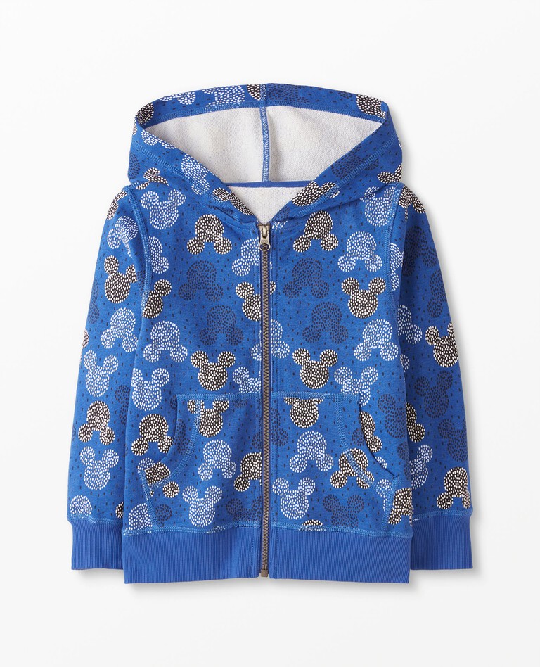 Disney Mickey Mouse Print Vacation Hoodie in Mickey Mouse Blue - main