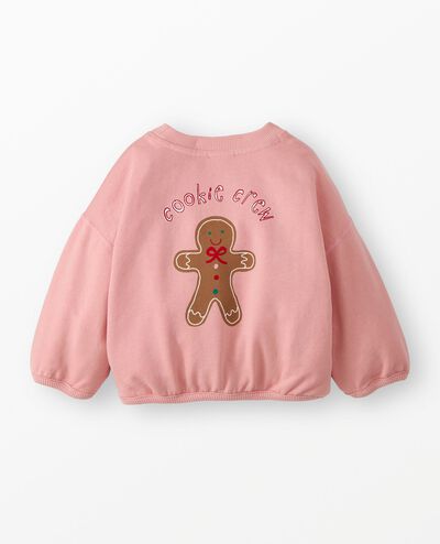 Holiday French Terry Graphic Sweatshirt in Cookie Crew - main