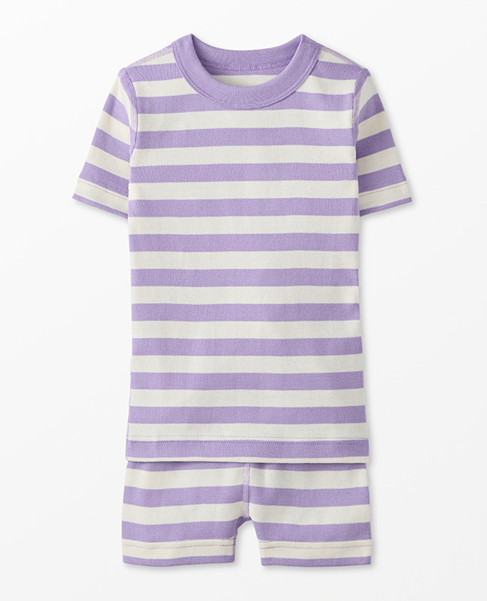 HannaJams™ Pajama Set in Violet Tulip / Ecru - main