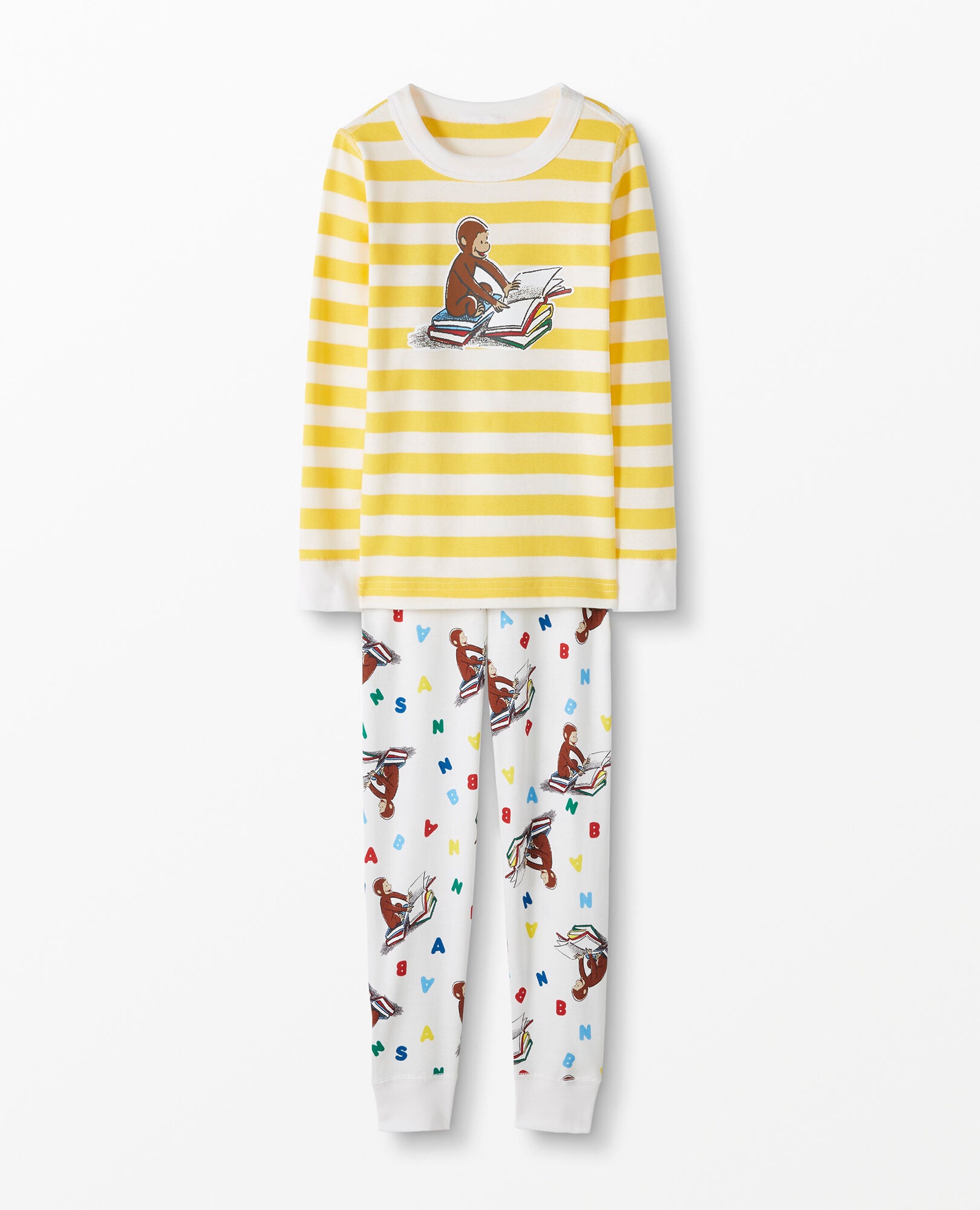 curious george in pajamas