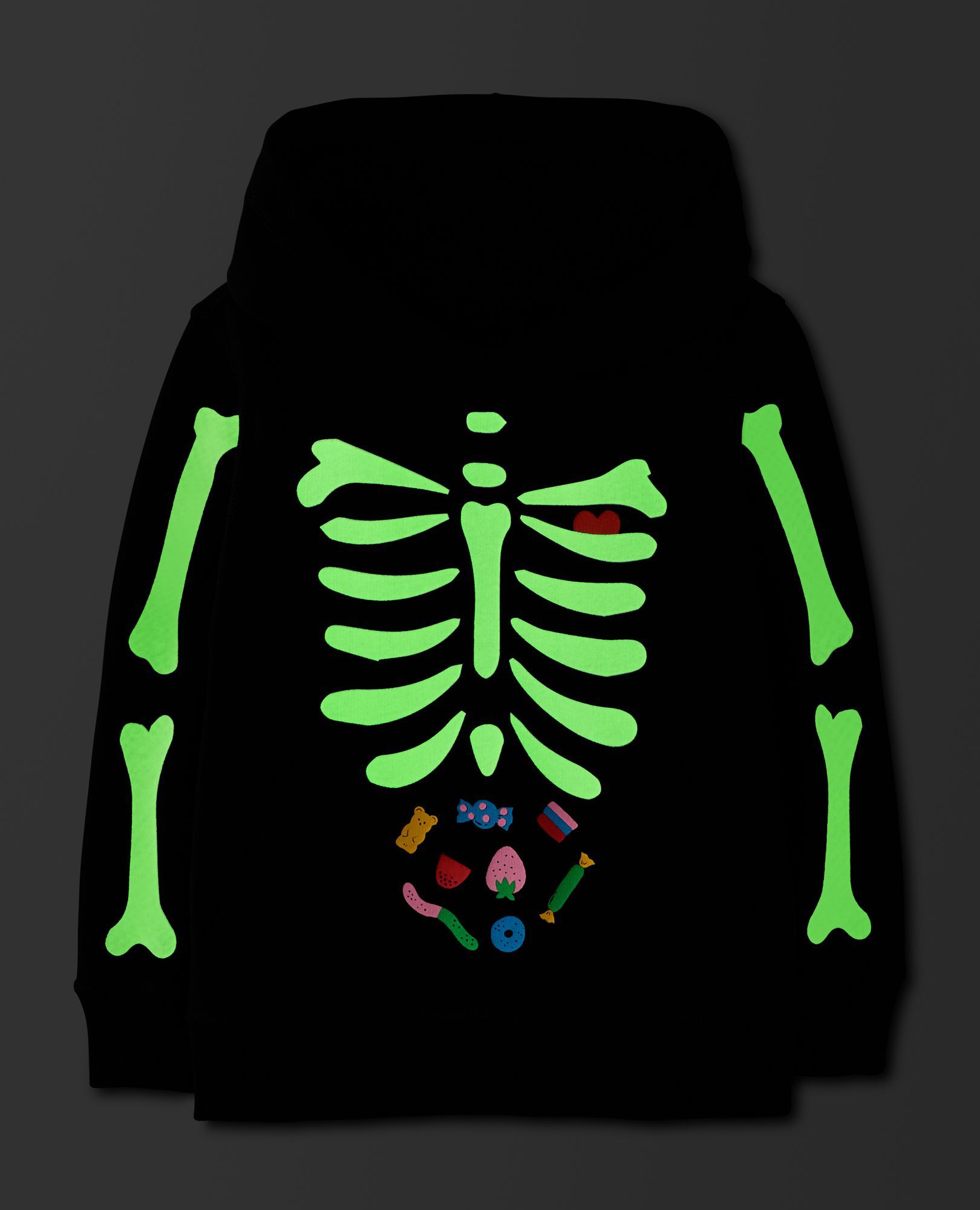 Halloween Skeleton Hoodie in Skeleton - main