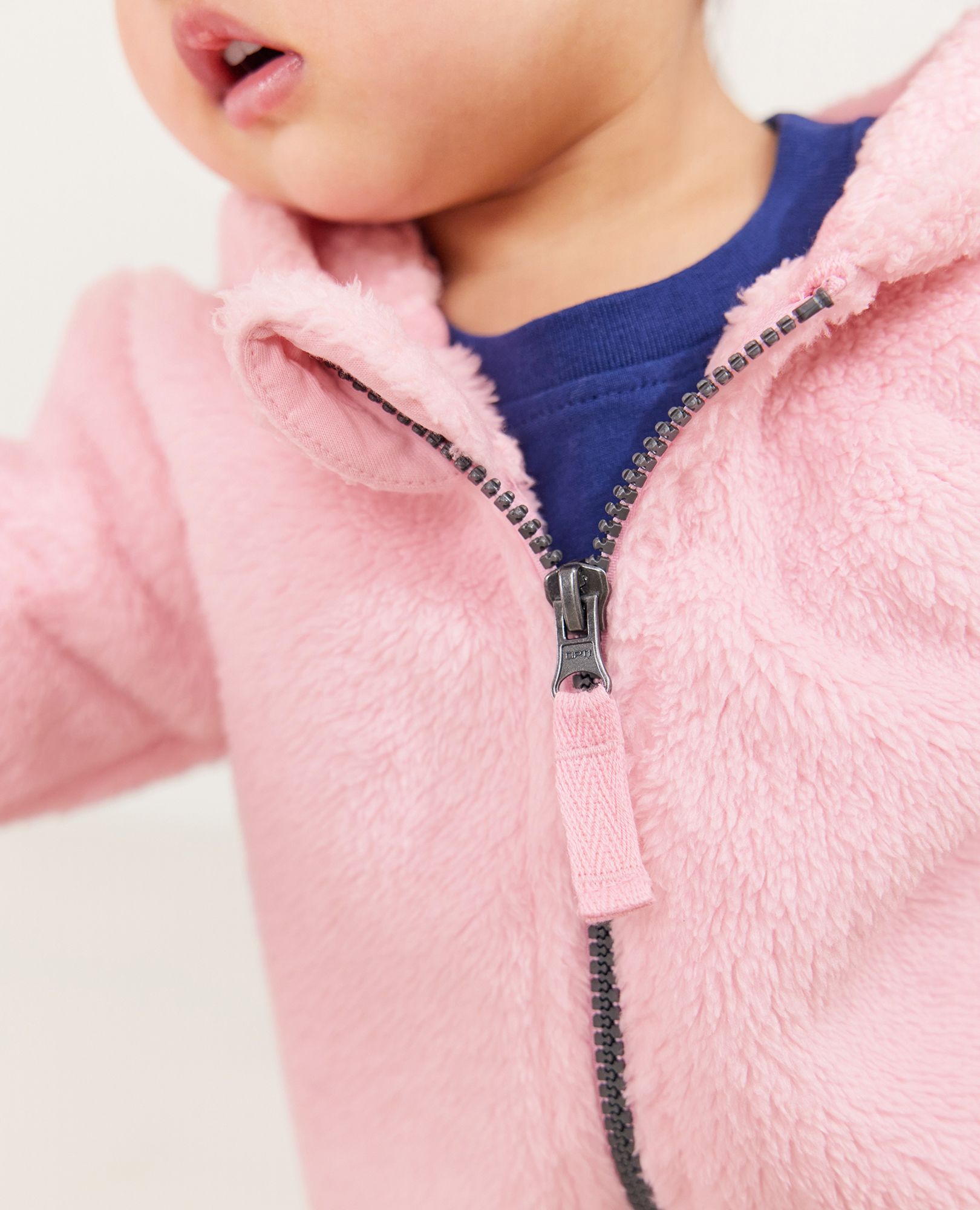 Fluffy jacket shop baby girl