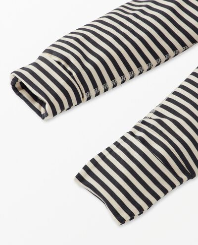 Baby Layette  Wrap Top & Wiggle Pants in HannaSoft™ in Stars and Moon Tonal on Grey - main