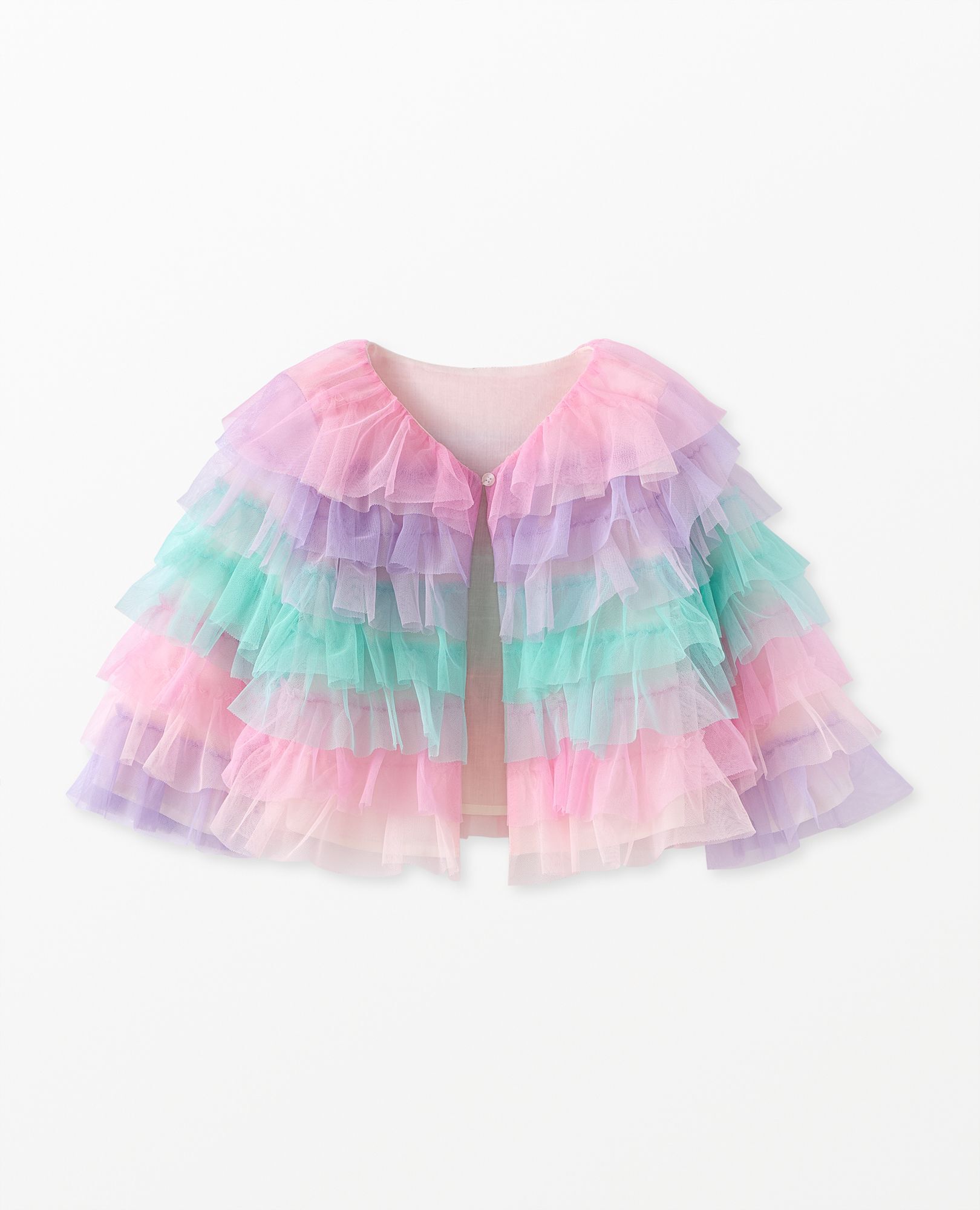 Tulle Ruffle Sleeve Jacket