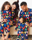 Happy Hearts Matching Family Pajamas in  - main