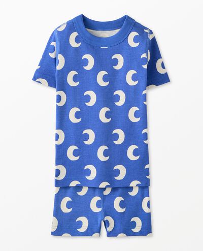 HannaJams™ Pajama Set in Crescent Moon on French Blue - main