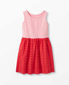 Eyelet Playdress in Happy Pink - main