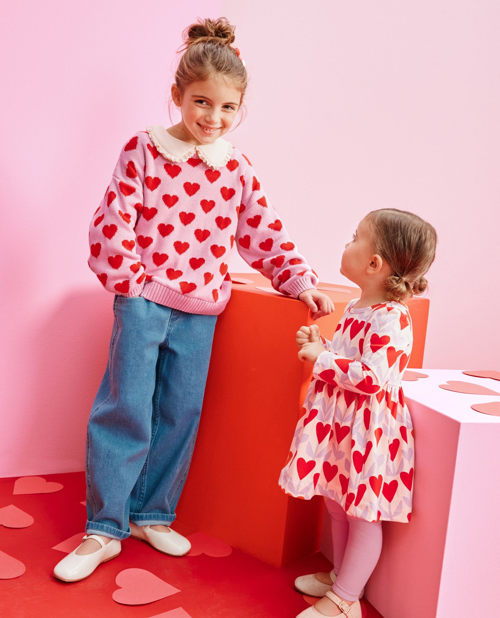 Baby Long Sleeve Skater Dress & Leggings Set in Love Sprouts - main