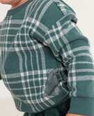 Baby Plaid Knit Top in Juniper - main