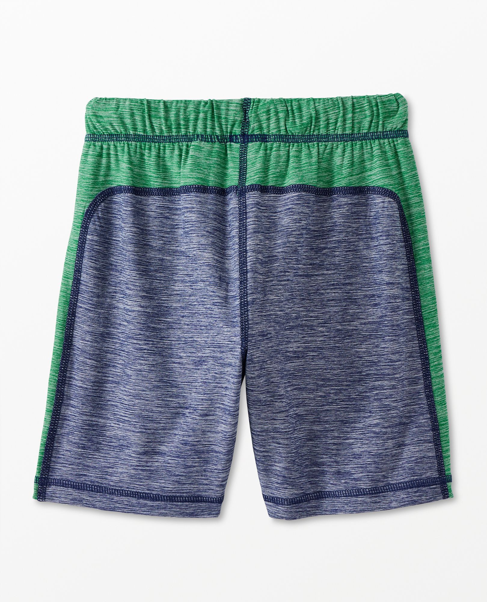 Blue green shorts top