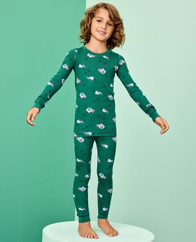 STAR WARS™ Holiday HannaSoft™ Stretch Pajama Set in Star Wars Ships - main