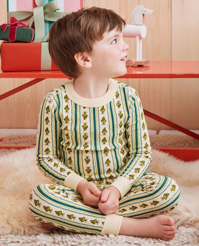 Dr. Seuss Grinch HannaJams™ Pajama Set in Grinch Wallpaper - main