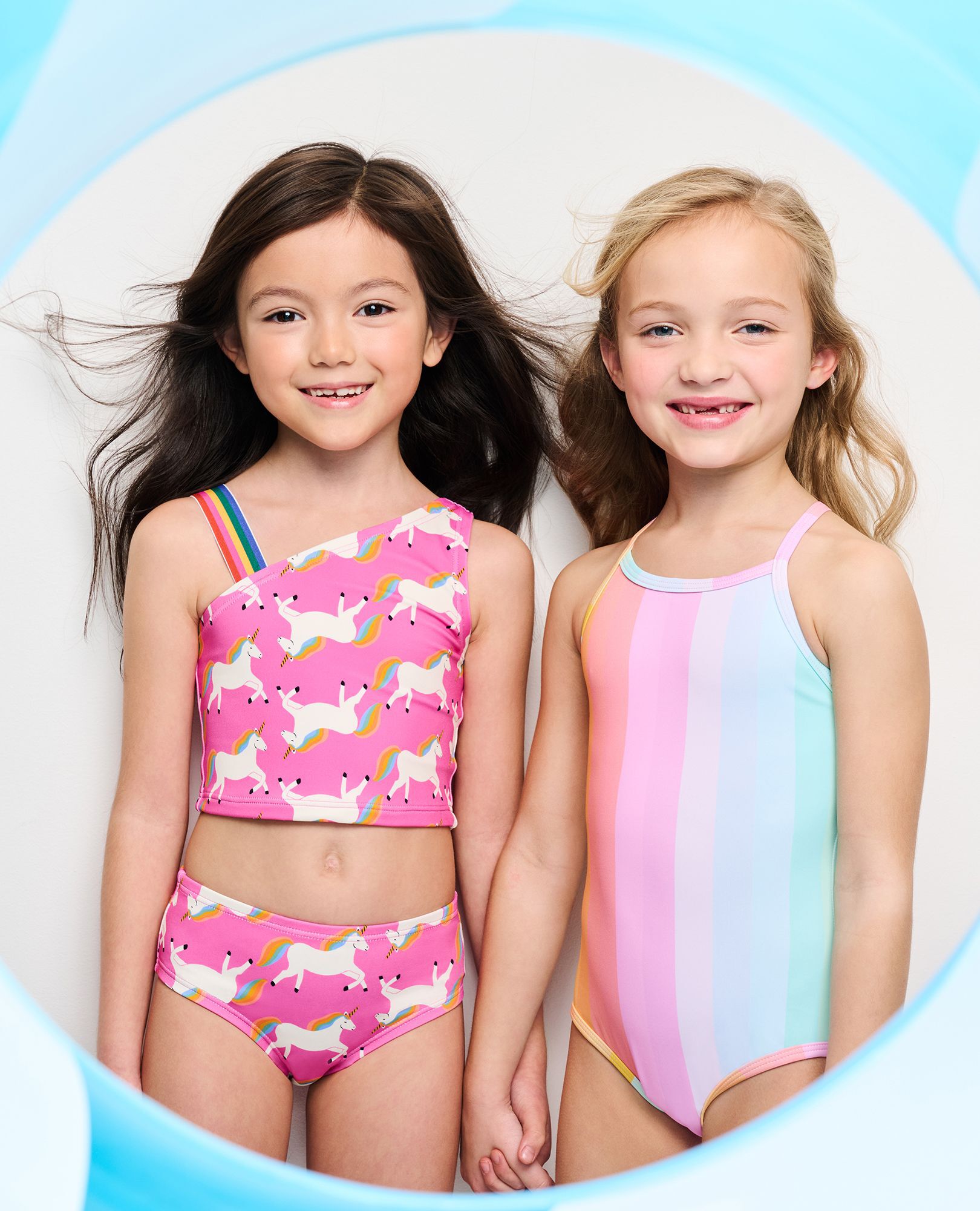 Two Piece Asymmetrical Swimsuit
