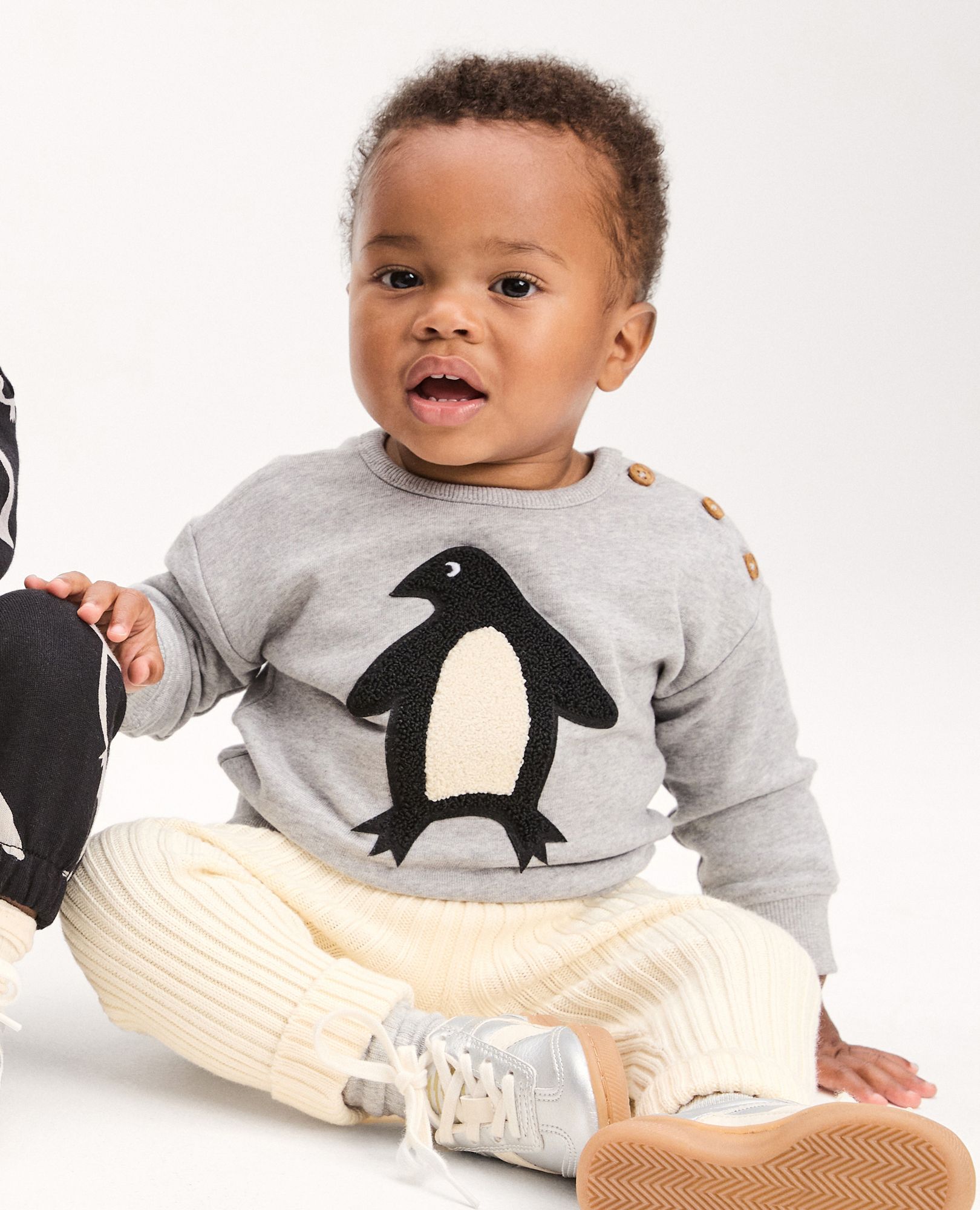Baby French Terry Embroidered Sweatshirt