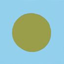 Dusen Dusen HannaJams™ Pajama Set in Alaskan Blue/Golden Cypress Dots - swatch