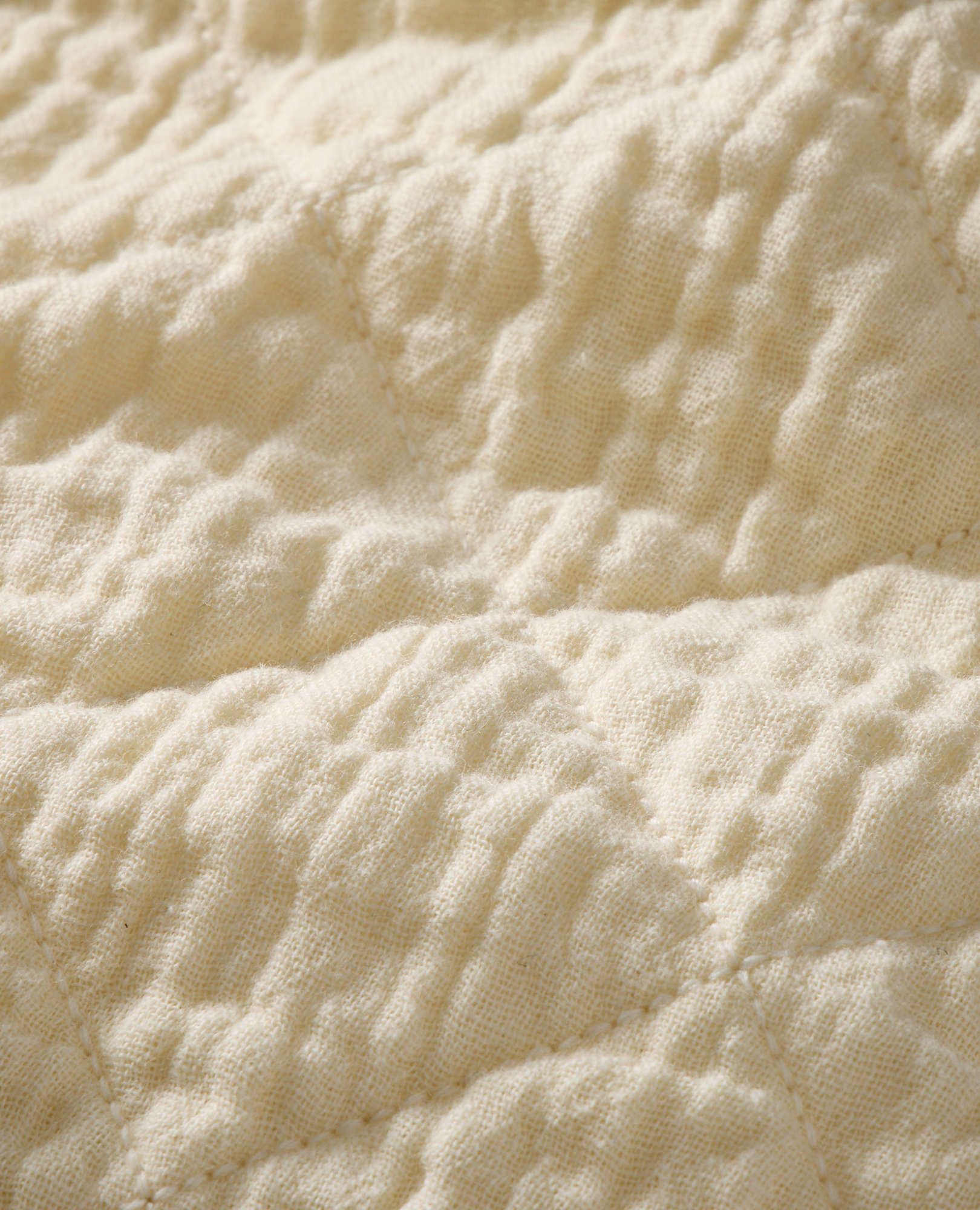 Baby Muslin Crossover Romper in Almond Oil - main