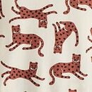 HannaJams™ Pajama Set in Romy the Cheetah on Ecru - swatch