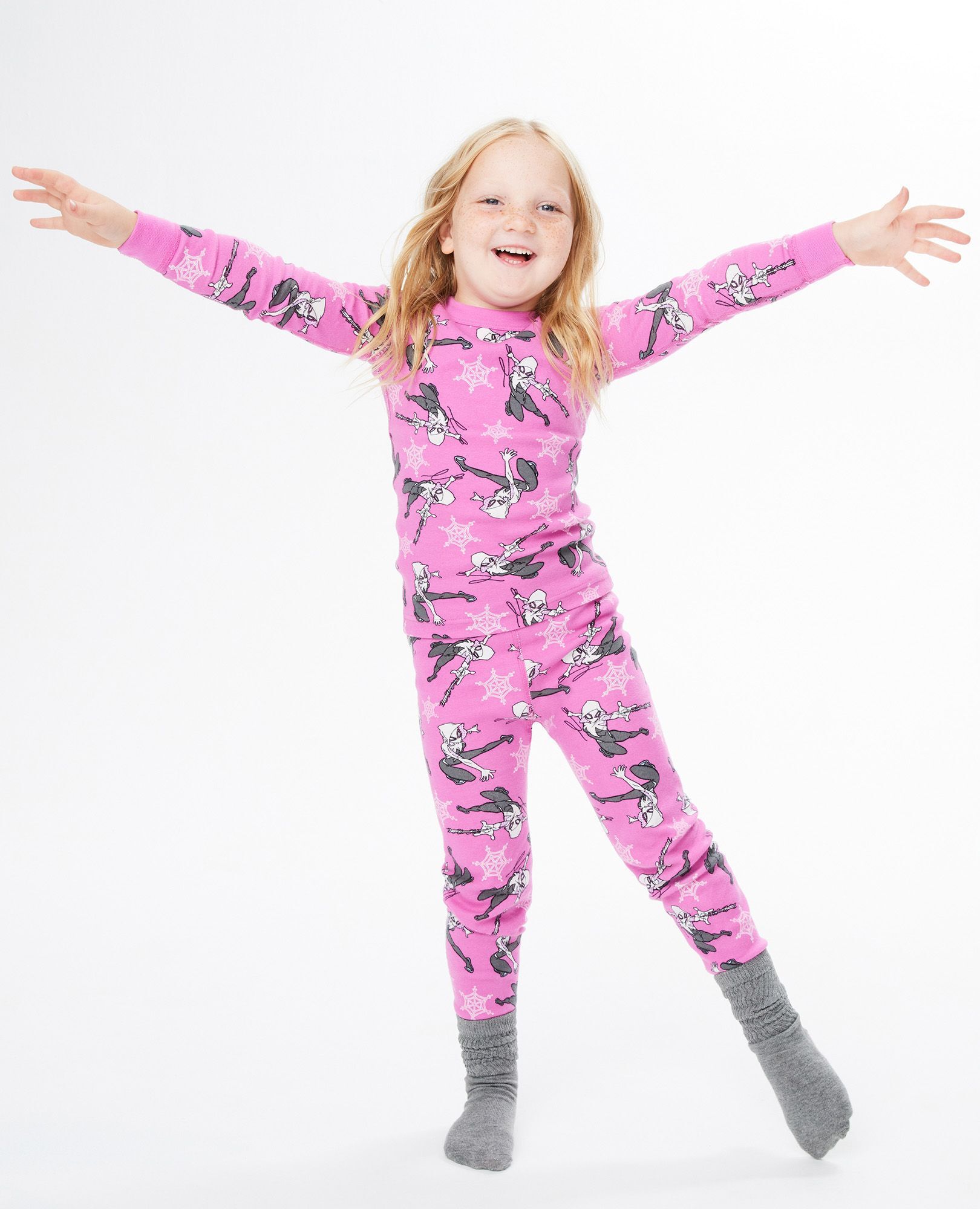 Girls hot sale marvel pajamas
