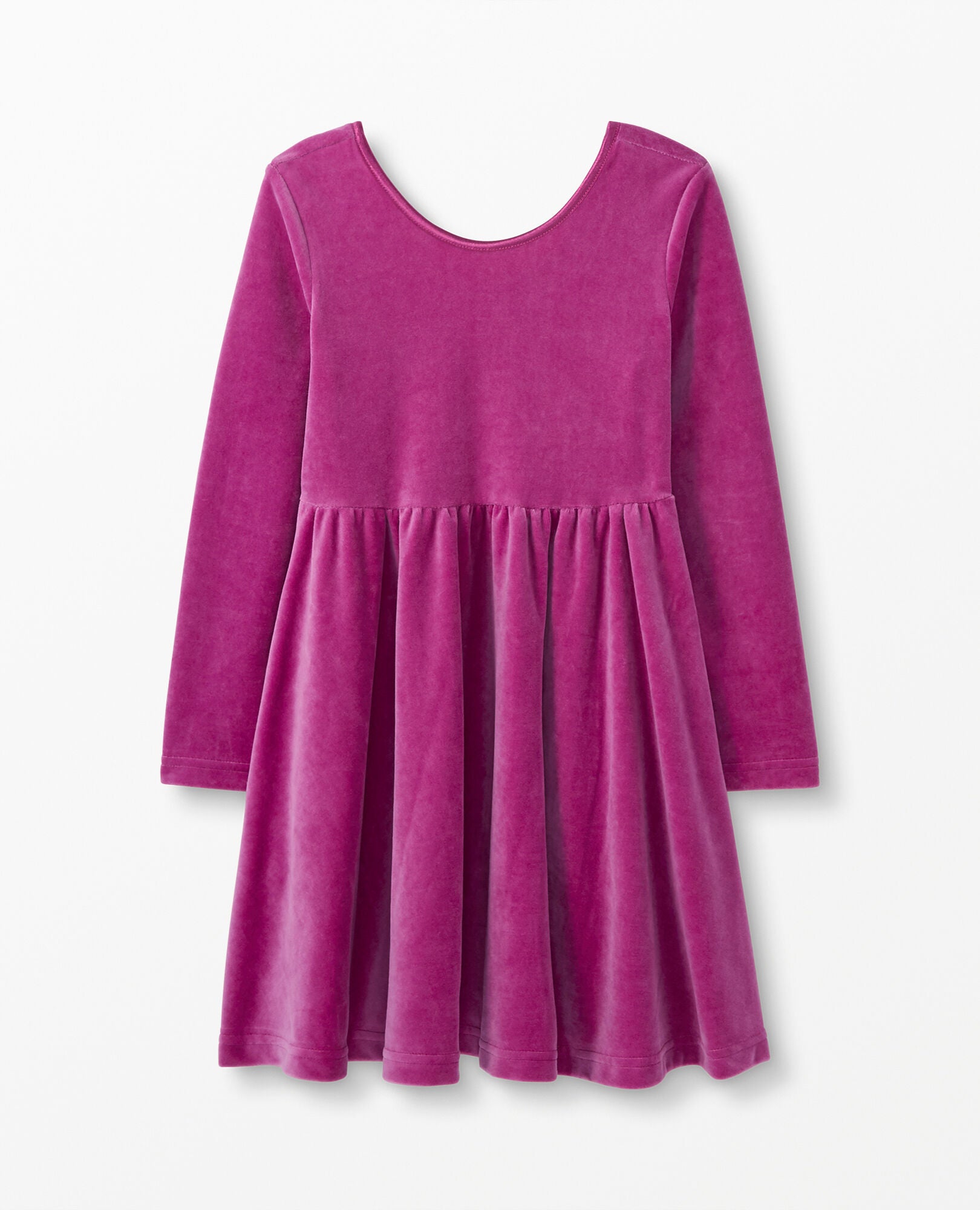 Velour skater dress top