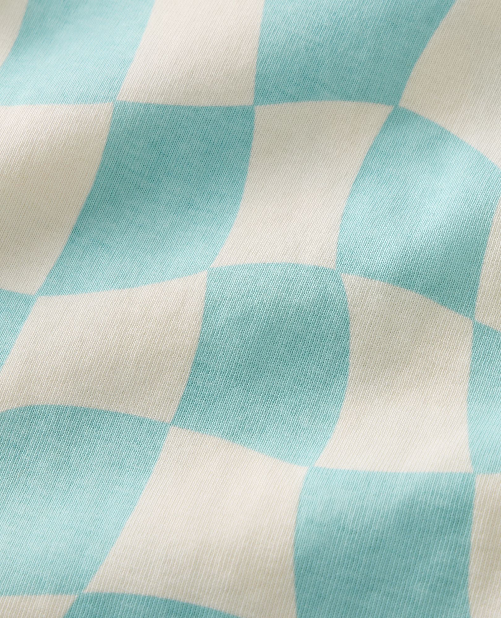 HannaJams™ Sleeper in Sky Blue Wavy Check - main