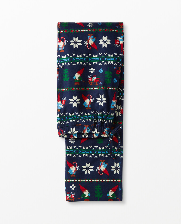 Adult Flannel Pajama Pant in Gnome Sweet Gnome - main