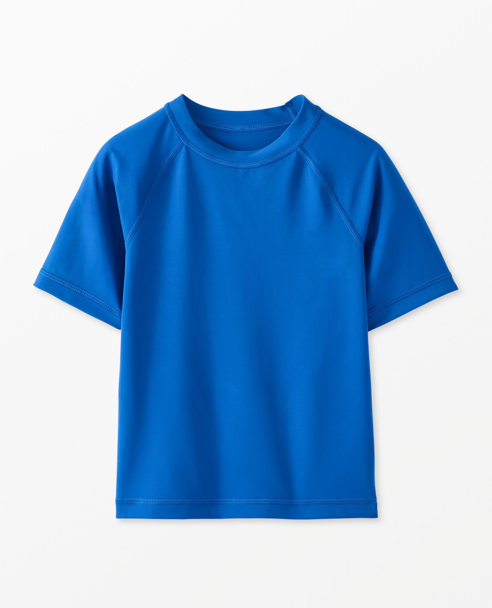 Short Sleeve Rashguard Top in Plunge Blue - main