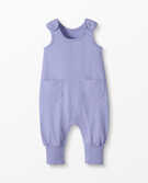 French Terry Pocket Overalls in Sweet Lavender - main