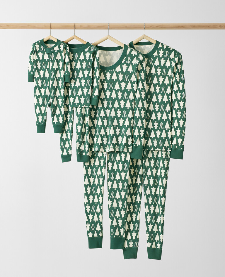 Winter Green Matching Family Pajamas in  - main