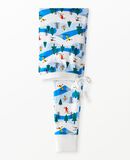 Women's Holiday Long John Pajama Pants in Ski Slope - main