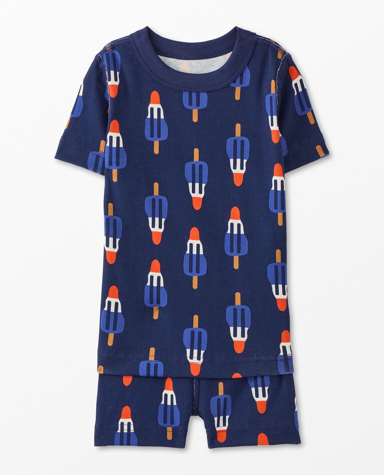 Short John Pajama Set in Rocket Pops - main