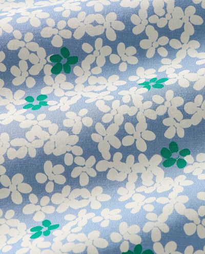 Women's Short Sleeve HannaSoft™ Pajama Set in Scattered Daisies on Blue - main