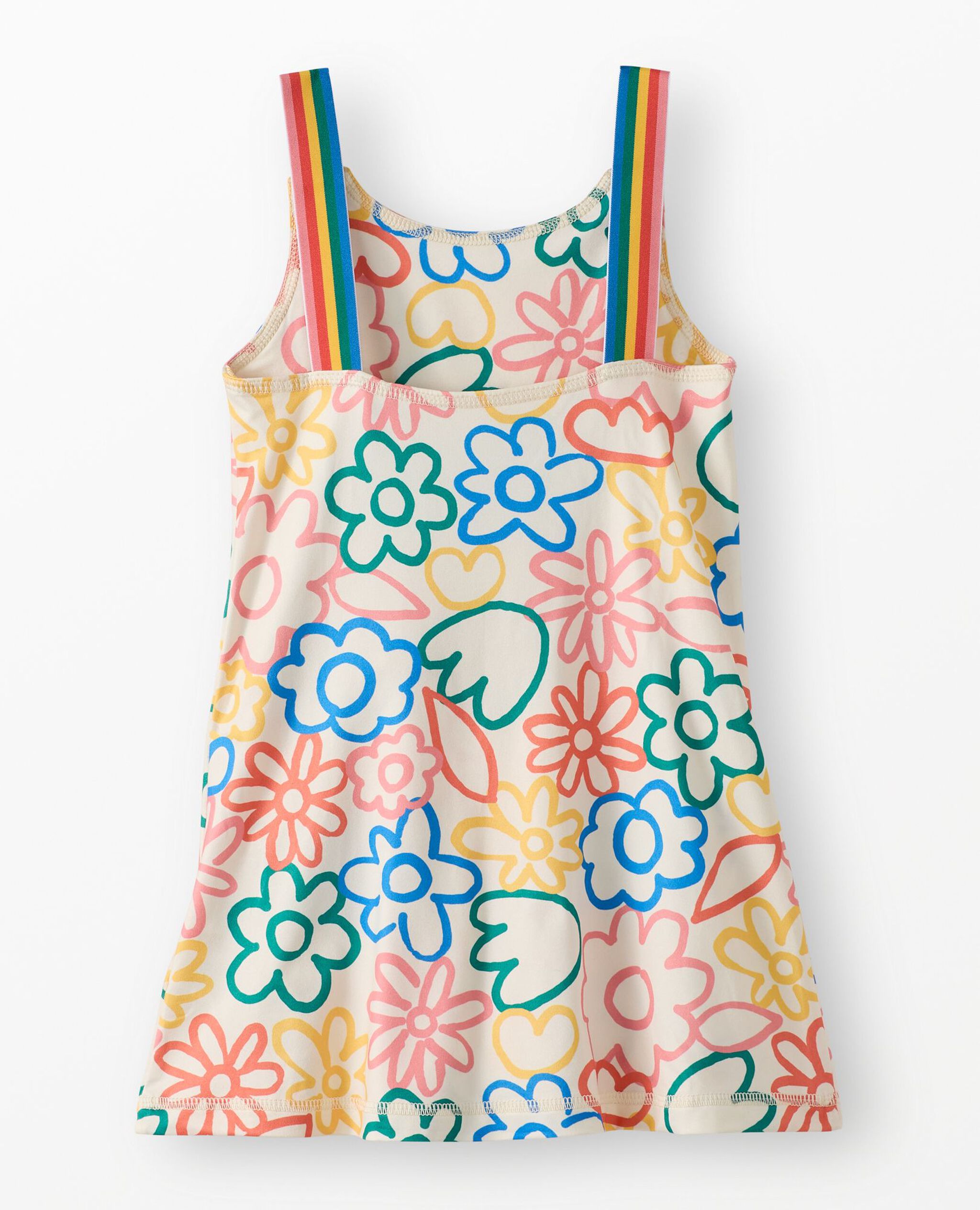Active UV Skort Dress in Multicolored Sketched Floral - main