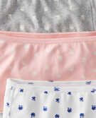 Girlshort Unders In Organic Cotton With Stretch 3-Pack in Soft Print Pack - main