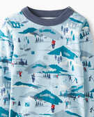 Long John Pajamas In Organic Cotton in Winter Games - main
