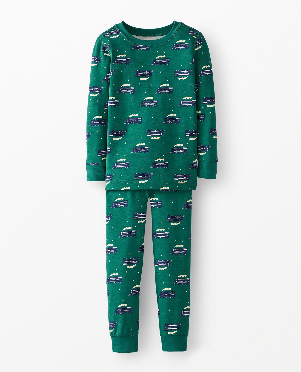 The Polar Express HannaSoft™ Stretch Pajama Set in Polar Express Train - main