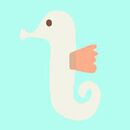 HannaJams™ Sleeper in Seahorse on Opal - swatch