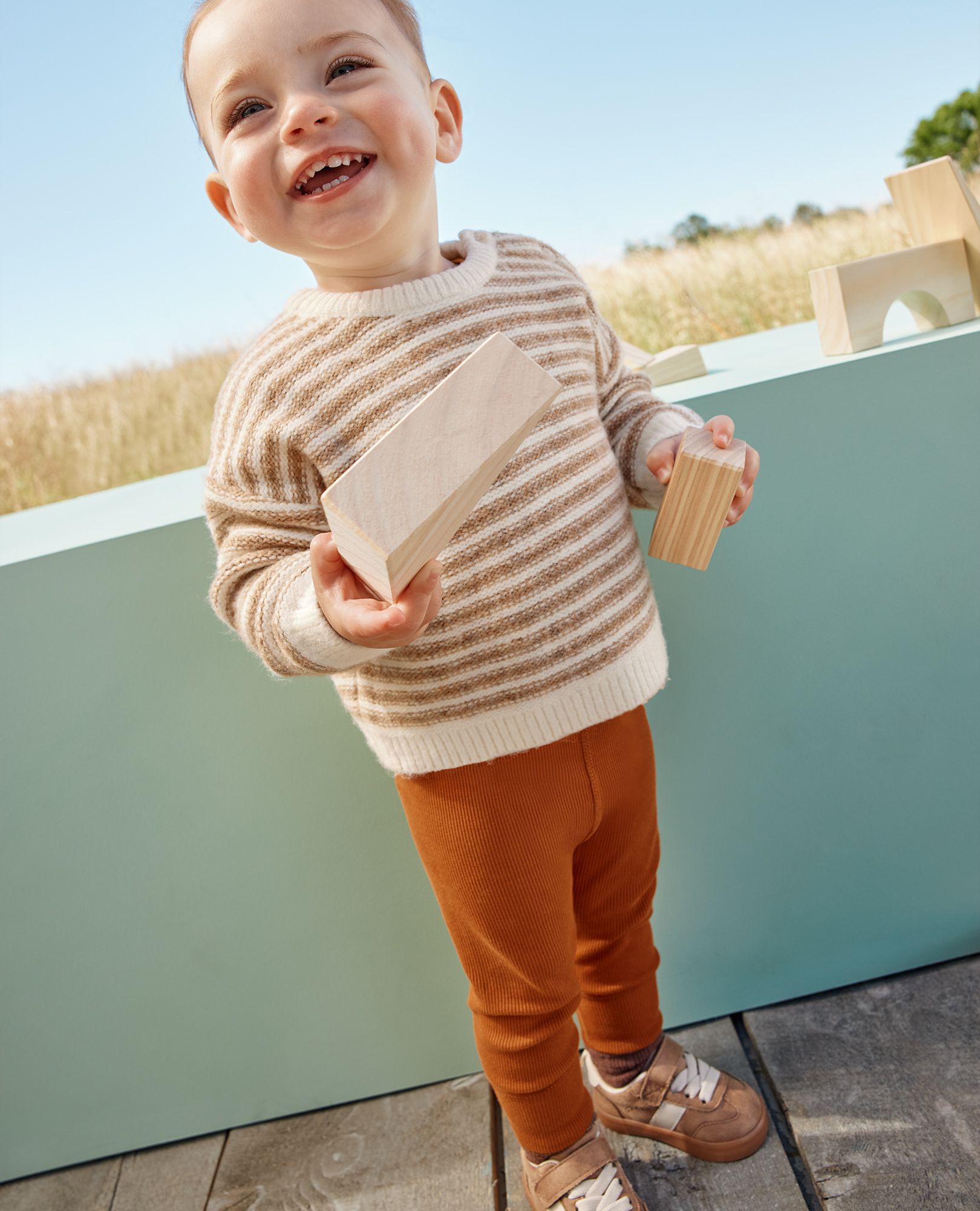 Baby Ribbed Leggings in Dogwood - main