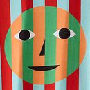 Adult Dusen Dusen Long John Pajama Set in Warm Stripe - swatch