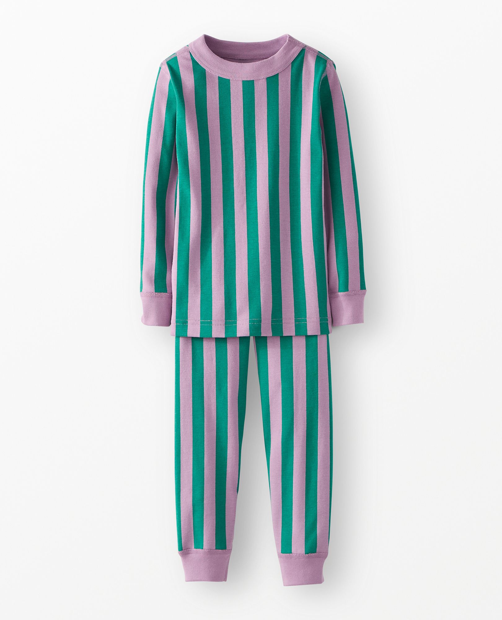 HannaJams™ Pajama Set in Gumdrop Green/lavender - main
