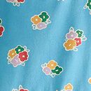 Balloon Sleeve T-Shirt & Pinafore Dress Set in Flower Bunch on Chalk Blue - swatch