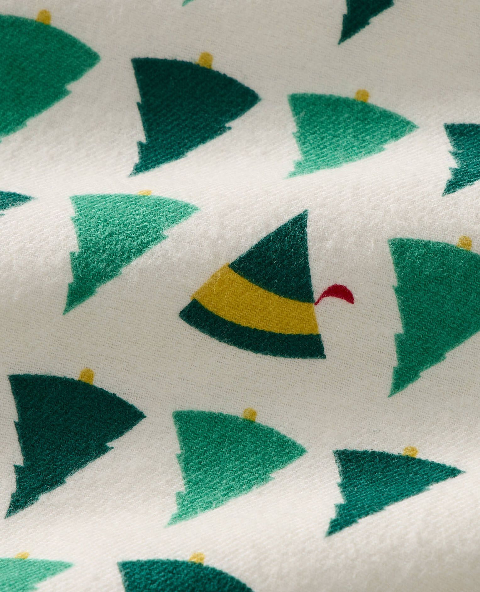 Women's Warner Bros™ Discovery Elf Flannel Pajama Set in Buddy the Elf Trees - main