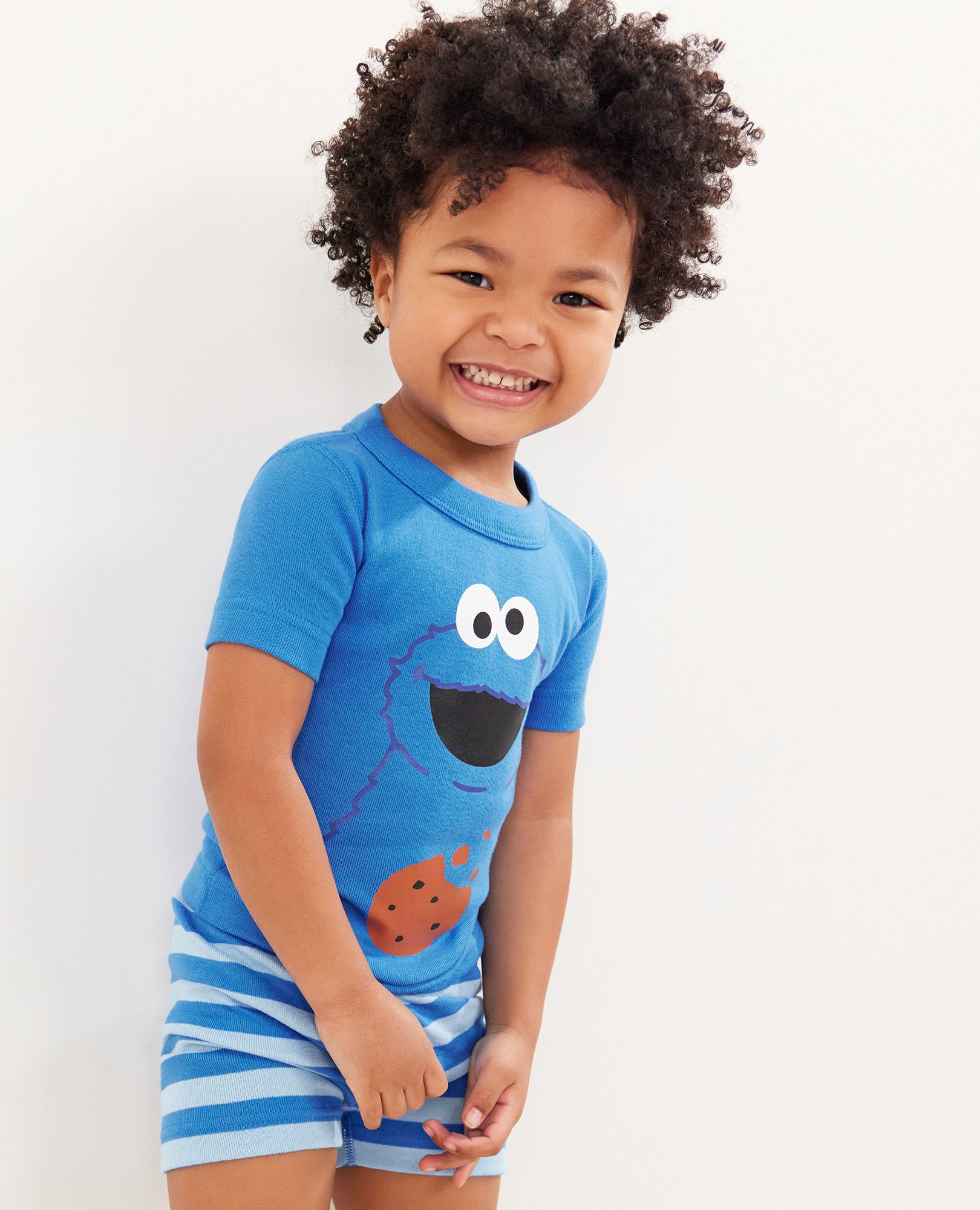 Kids Sesame Street Short John Pajama Set